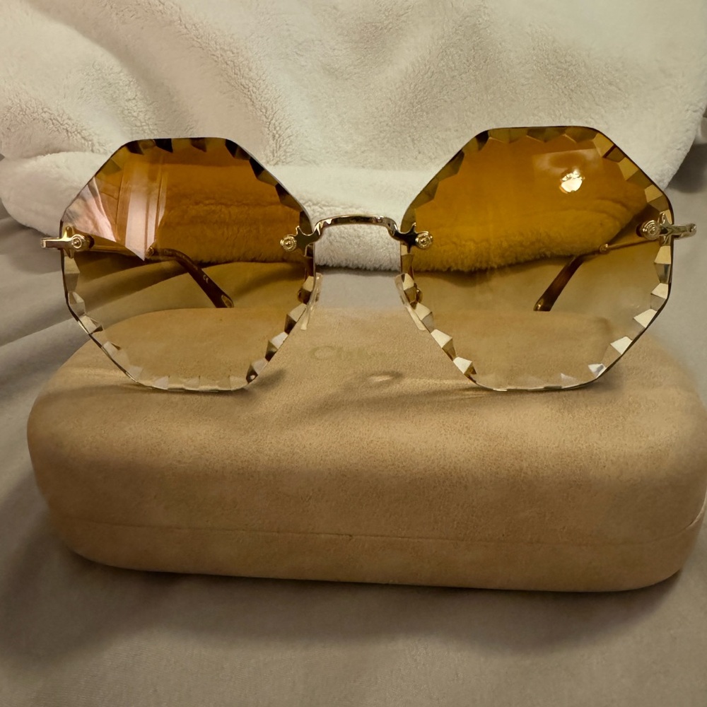 Chloe Women Sunglass Rosie  Octagonal 58MM in Brown